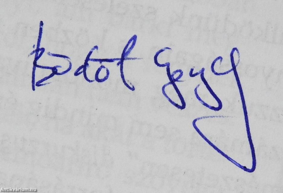 Emlékirat és történelem (többszörösen dedikált példány)