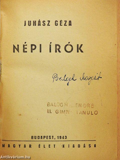 Népi írók
