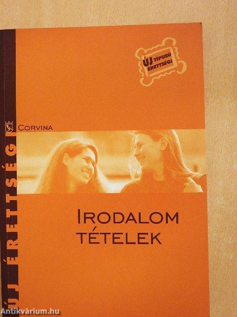 Irodalom tételek