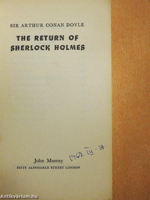 The Return of Sherlock Holmes