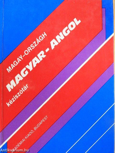 Magyar-angol kéziszótár