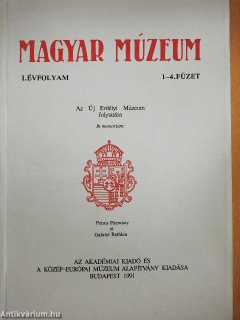Magyar Múzeum 1991. 1-4. füzet