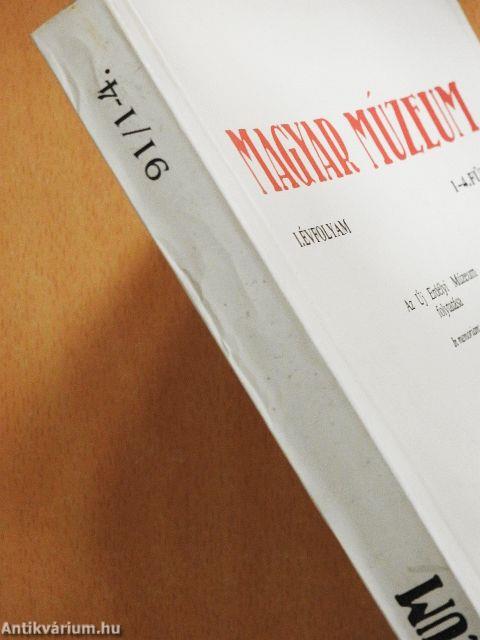 Magyar Múzeum 1991. 1-4. füzet
