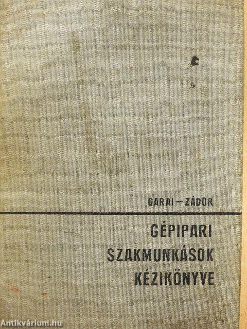 Gépipari szakmunkások kézikönyve