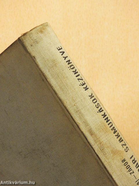 Gépipari szakmunkások kézikönyve