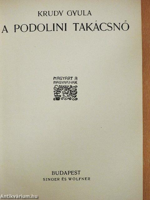 A podolini takácsnő
