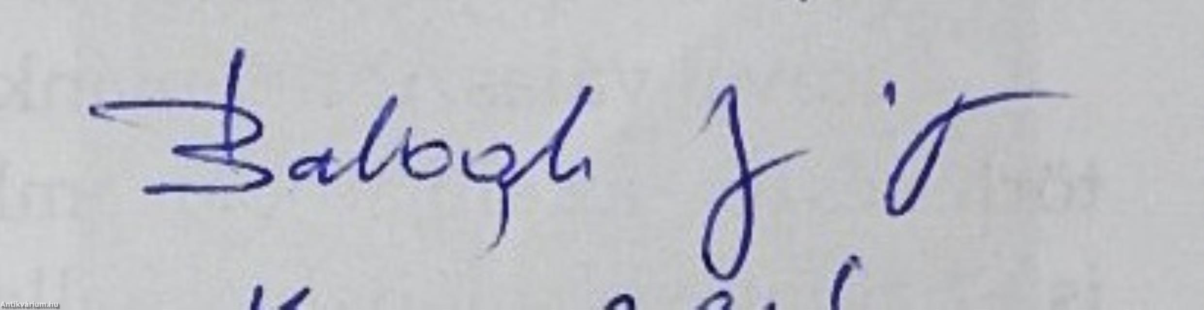 Emlékirat és történelem (többszörösen dedikált példány)