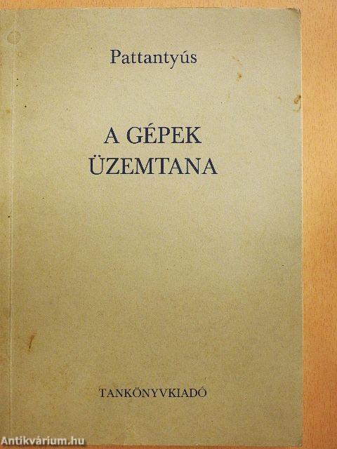 A gépek üzemtana
