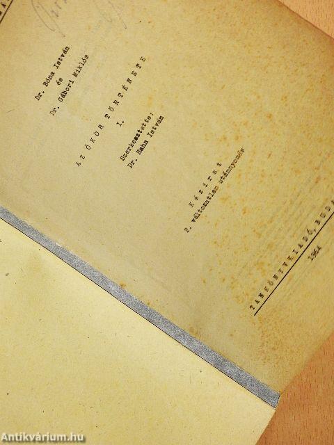 Az ókor története I.