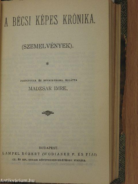 Galeotto Marzio könyve/Béla király névtelen jegyzőjének könyve a magyarok tetteiről/A bécsi képes krónika/A katona a magyar költészetben/Márssal társalkodó Murányi Vénus/A magyar irodalom fejlődése/Tompa Mihályról/Kézai Simon magyar krónikája
