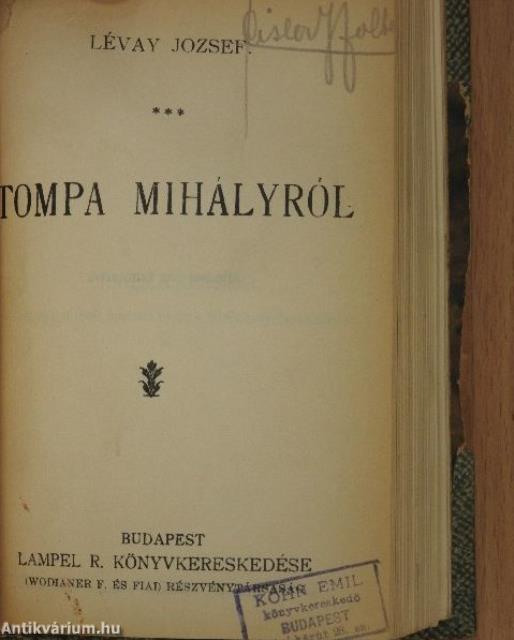 Galeotto Marzio könyve/Béla király névtelen jegyzőjének könyve a magyarok tetteiről/A bécsi képes krónika/A katona a magyar költészetben/Márssal társalkodó Murányi Vénus/A magyar irodalom fejlődése/Tompa Mihályról/Kézai Simon magyar krónikája