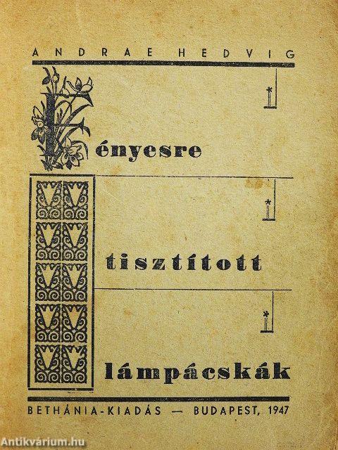 Fényesre tisztitott lámpácskák