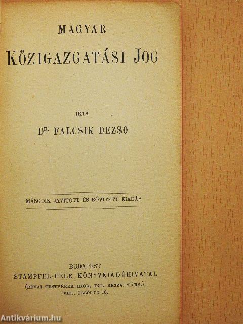 Magyar közigazgatási jog