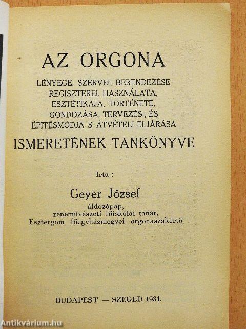 Az orgona I.
