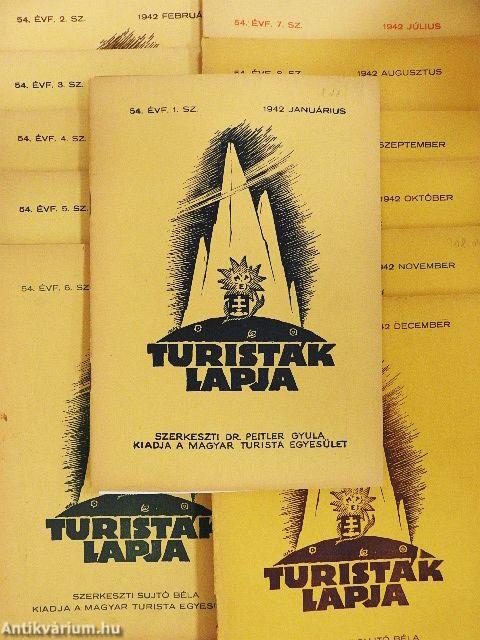 Turisták Lapja 1942. januárius-december