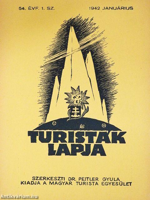 Turisták Lapja 1942. januárius-december