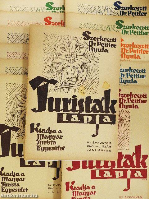 Turisták Lapja 1940. januárius-december