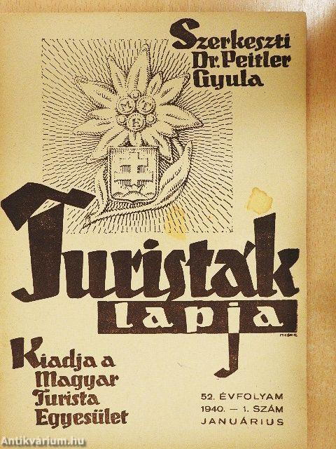 Turisták Lapja 1940. januárius-december