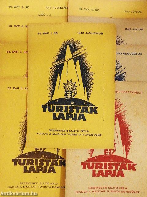 Turisták Lapja 1943. (nem teljes évfolyam)
