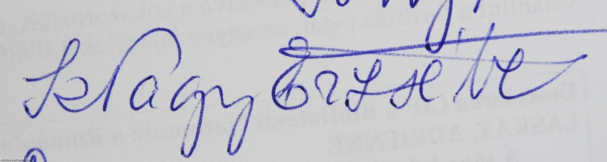 A tánc bűvöletében (dedikált példány)