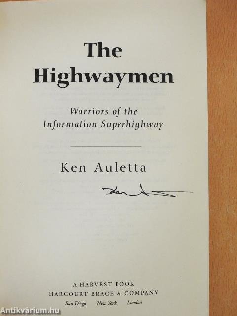 The Highwaymen (aláírt példány)