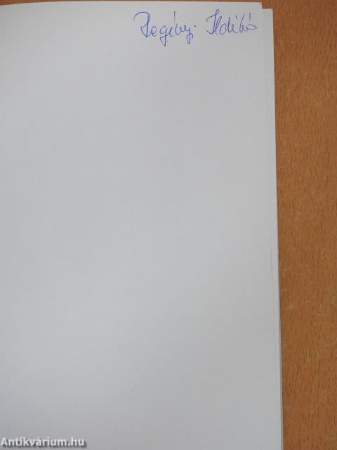 Tavaszi zsongás (aláírt példány)