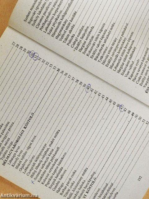 Magyar tájak ételei