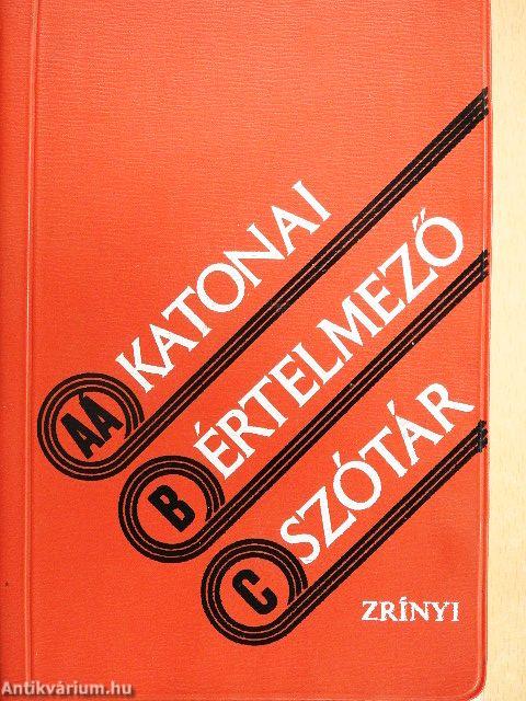 Katonai értelmező szótár