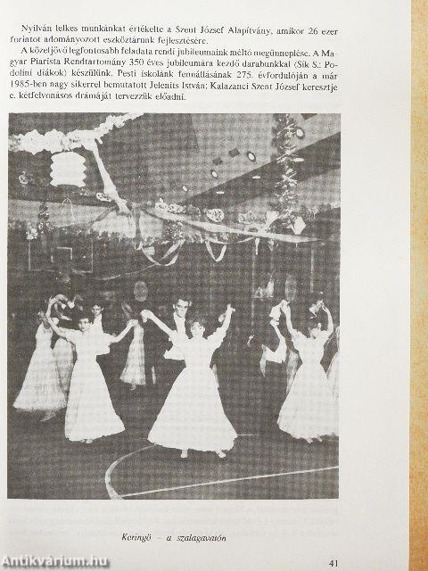 A Budapesti Piarista Gimnázium Jubileumi Évkönyve 1992