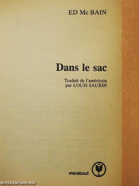 Dans le sac