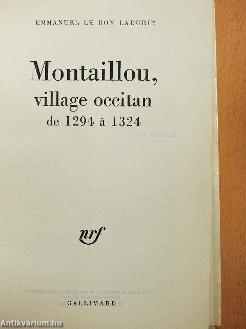 Montaillou, village occitan de 1294 a 1324