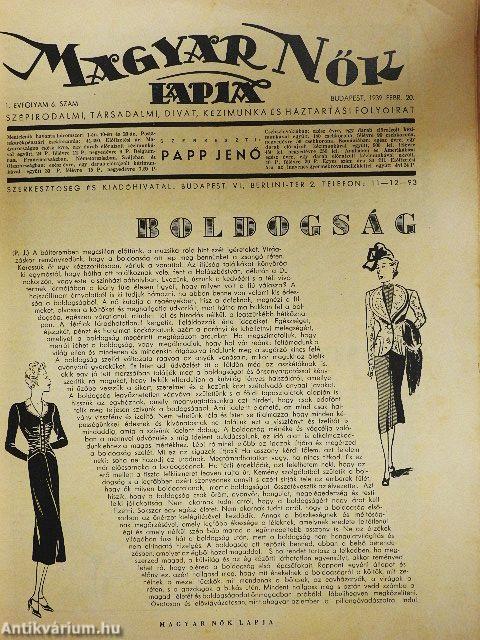 Magyar Nők Lapja 1939. február 20.