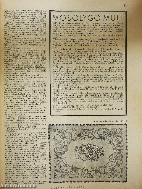 Magyar Nők Lapja 1939. január 1-10.