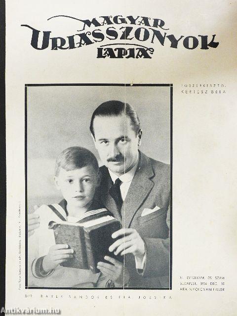 Magyar Uriasszonyok Lapja 1934. december 10.