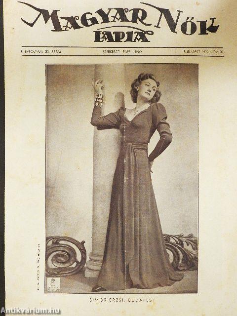 Magyar Nők Lapja 1939. november 20.
