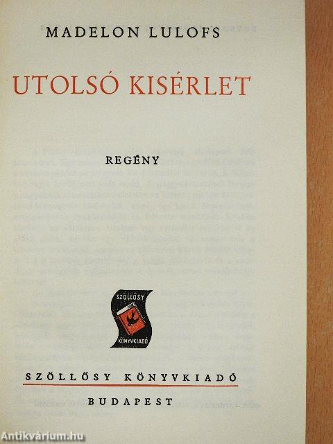 Utolsó kisérlet