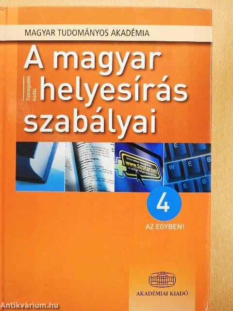 A magyar helyesírás szabályai