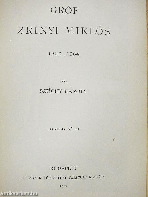 Gróf Zrinyi Miklós III-IV. (töredék)