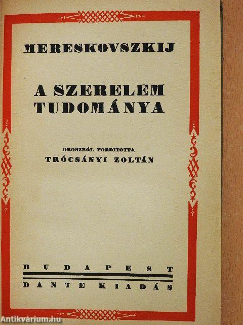 A szerelem tudománya