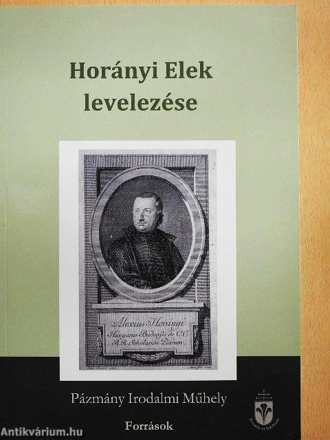Horányi Elek levelezése
