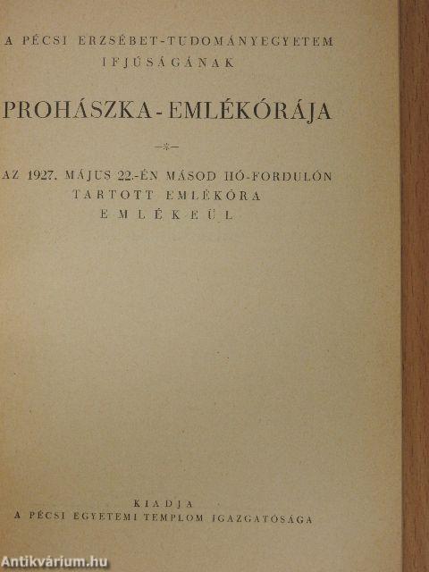 Prohászka-emlékórája