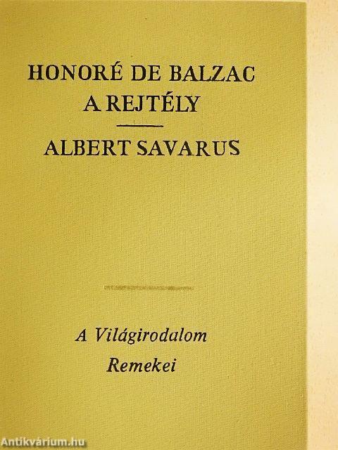 A rejtély/Albert Savarus