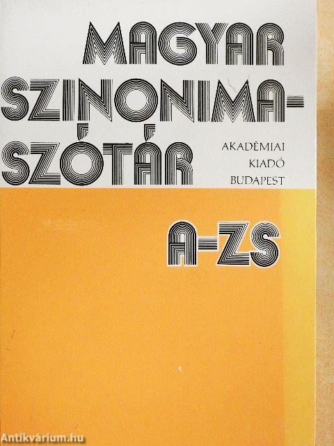 Magyar szinonimaszótár