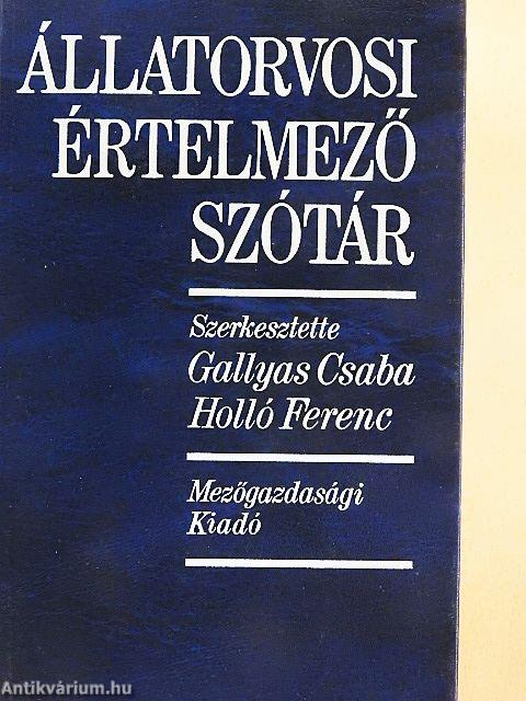 Állatorvosi értelmező szótár