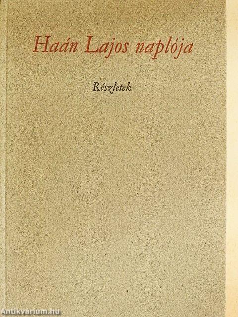Haán Lajos naplója