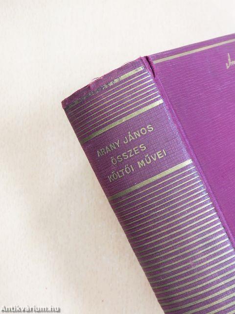 Arany János összes költői művei I-X.