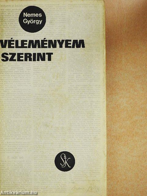 Véleményem szerint