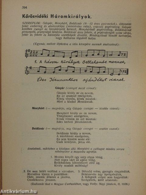 Énekszó 1938. december - 1939. január