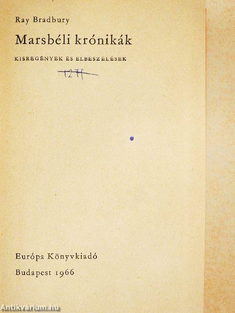 Marsbéli krónikák