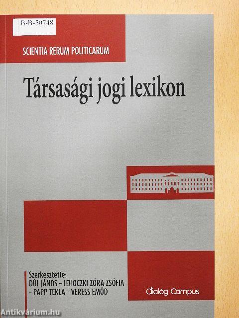 Társasági jogi lexikon